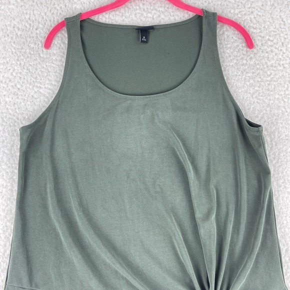 Torrid Green Front Knot Stretch Tank Top Womens Sleeveless Pullover Size Large - Picture 2 of 10